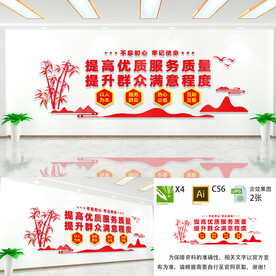 社区服务中心文化墙