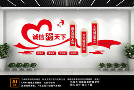 诚信文化墙