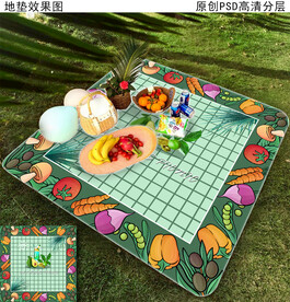 户外水果野餐垫