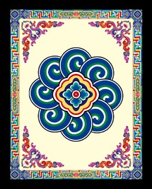 藏式风格展板标语