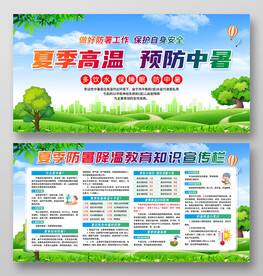 夏季防暑宣传栏