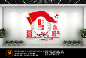 牢记使命文化墙