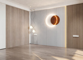 现代卧室空场景