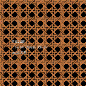 高清分层竹藤编织无限延长图