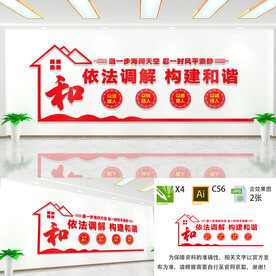 调解室文化墙