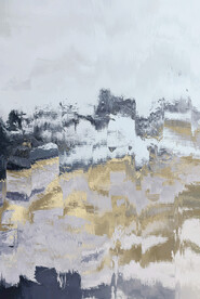 抽象油画装饰画轻奢手绘极简画