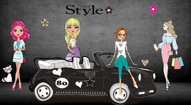 服装店女装背景墙