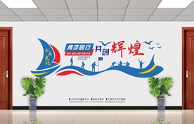 企业励志标语文化墙