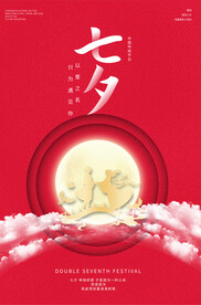 七夕宣传海报
