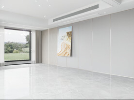 现代极简 轻奢客厅 空场景