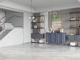 现代餐厅空场景 室内设计