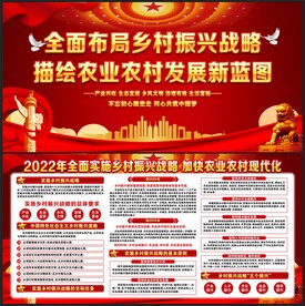 乡村振兴展板
