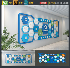 企业员工风采文化墙