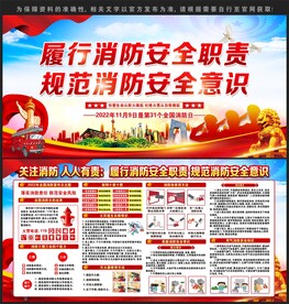 消防展板