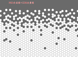 高清分层透明底白色门边形打印图