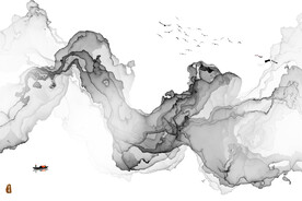 水墨山水画