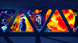 空间站宇航员背景