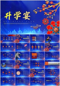 金榜题名状元宴升学宴ppt