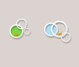 高清分层透明底推拉门打印图