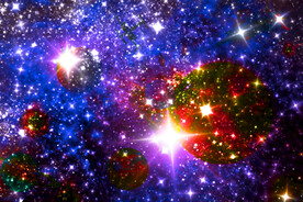 宇宙星空软膜天花背景