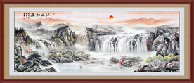 客厅山水画