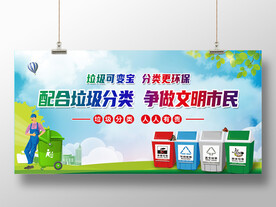 垃圾分类宣传栏