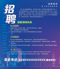 招聘海报