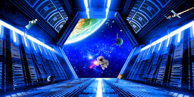 宇宙星空立体画