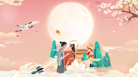 七夕情人节唯美浪漫背景