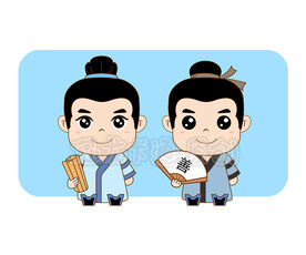 卡通书生秀才原始升级版