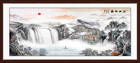大厅山水画