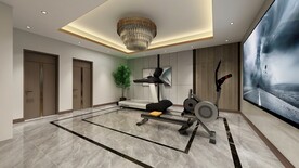 家装健身活动区设计案例效果图