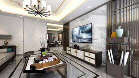 中式风格客厅设计案例效果图