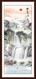 玄关山水画