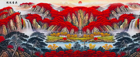 聚宝盆装饰画