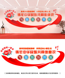 民族团结文化墙