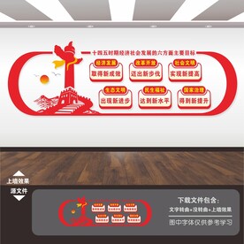 促进发展文化墙