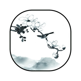 高清分层透明底推拉门打印图