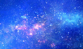 蓝色星空背景