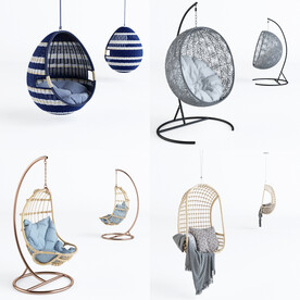 现代北欧休闲沙发椅凳