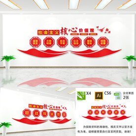 核心价值观文化墙