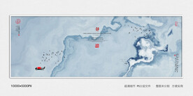 酒店水墨装饰画