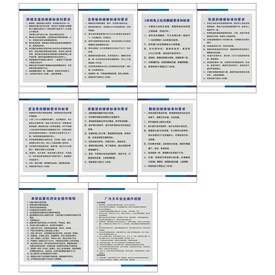 厂内各种要求和标准