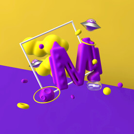 c4d源文件 海报 3d模型