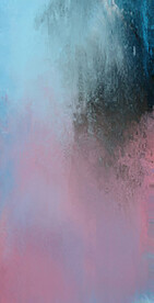 粉抽象几何色块划痕拼接油画玄关