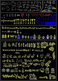 园林景观小品CAD图纸