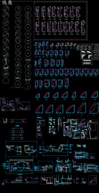 CAD线脚图纸