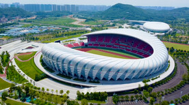 清远奥林匹克体育中心航拍视频