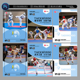 跆拳道海报