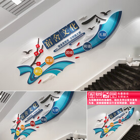 宿舍文化楼道文化墙